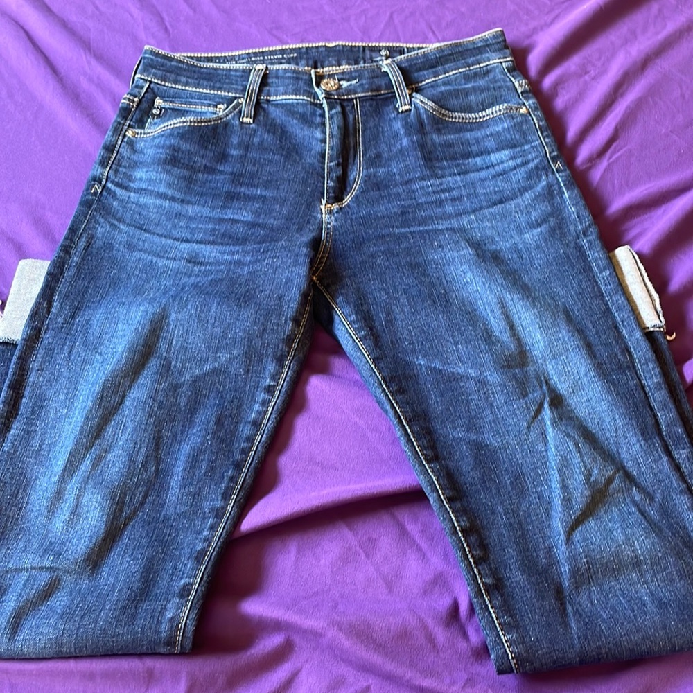 High-rise cuff Adriano Goldschmied jeans